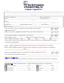Application For Employment - Goodwill Industries Of Kanawha Valley, Inc. Printable pdf