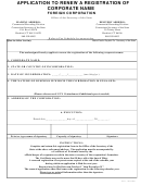 Application To Renew A Registration Of Corporate Name Foreign Corporation - Connecticut Secretary Of State