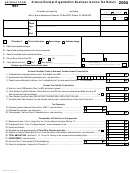 Arizona Form 99t - Arizona Exempt Organization Business Income Tax Return - 2004