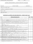 Contract Fire Equipment - Incident Inspection Checklist - Type 2
