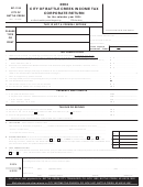 Form Bc-1120 - Income Tax Corporate Return - City Of Battle Creek - 2004