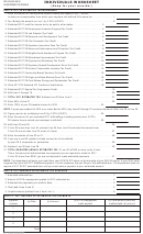 Form Rev-414 - Individuals Worksheet - Pa Department Of Revenue