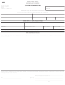 Form A-3730 - Claim For Refund Printable pdf