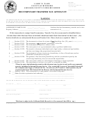 Form Acr 521p-as4ex0 - Documentary Transfer Tax Affidavit - County Of Riverside