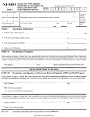 Form Nj-8453 - Individual Income Tax Declaration For Electronic Filing - 2003
