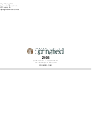 Form Sf-1065 - Springfield Income Tax Partnership Return - 2006