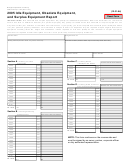 Form 2698 - Idle Equipment, Obsolete Equipment, And Surplus Equipment Report - 2005