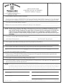 Form Ss-4233 - Application For Certificate Of Authority (limited Liability Company)