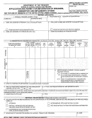 Form Omb-1512-0017 - Application And Permit For Importation Of Firearms, Ammunition And Implements Of War