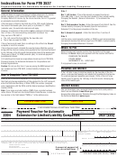 California Form 3537 (llc) - Automatic Extension For Llcs - 2004