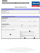 Physician Statement Form Printable pdf
