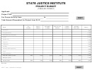 Form C - Project Budget - State Justice Institute