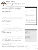 Scoping Meeting Request Form - City Of Tualatin Community Development Planning Division Printable pdf