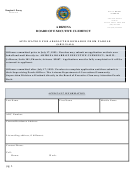 Application For Absolute Discharge From Parole - Arizona Board Of Executive Clemency