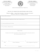 Change Of Address For Registered Mark Owner Form - Connecticut Secretary Of The State