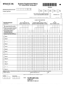 Form Nys-45-cc (w) - Quarterly Supplemental Return For Construction Employers