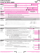 Form 540 - California Resident Income Tax Return - 2002