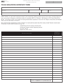 Form 53-107 - Texas Securities Inventory Form