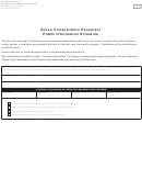 Form Dr 1304 - Gross Conservation Easement Public Information Schedule