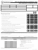 Form 54-014 - Iowa Mobile/manufactured/modular Home Owner Application For Reduced Tax Rate - 2005