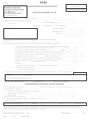 Form Br - Declaration Of Estimated Tax - Village Of West Union - 2002 Printable pdf