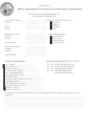 Discrimination Complaint Form - Illinois Department Of Commerce And Economic Opportunity