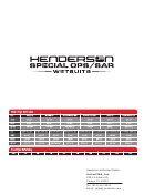 Henderson Special Ops/sar Wetsuit Size Chart