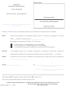 Form Mbca-9 - Domestic Business Corporation Articles Of Amendment
