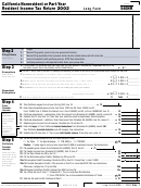 Form 540nr - California Nonresident Or Part-year Resident Income Tax Return - 2002