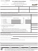Form 41a720-s29 - Schedule Kjda-sp - Tax Computation Schedule (for A Kjda Project Of S Corporations Or Partnerships)
