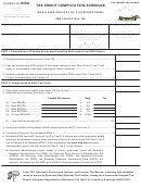 Form 41a720-s20 - Schedule Kida - Tax Credit Computation Schedule - 2004