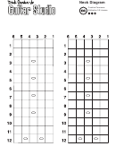 Guitar Neck Diagram Template