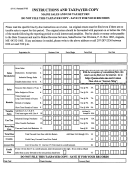 Form St-7c - Instructions And Taxpayer Copy - Maine Sales And Use Tax Return
