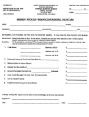 Form Wv/brw-01 - Brewer/importer/manufacturer Barrel Tax Return