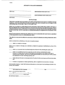 Form It-aff1 - Affidavit Of Seller's Residence - Georgia Department Of Revenue