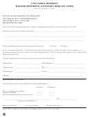 Unclaimed Property Holder Reporting Extension Request Form - Kentucky Department Of Treasury - 2008