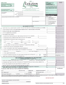 Form Ir-2003 - Lebanon Tax Return - 2003