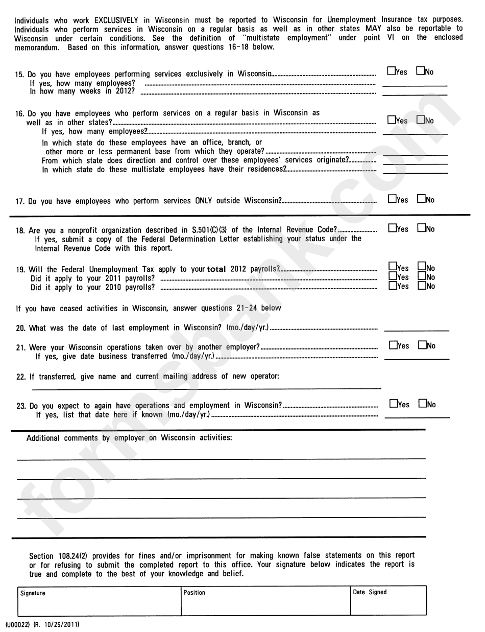 Form Uct-43 - Preliminary Report - 2012