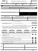 Fillable Form 8854 - Expatriation Information Statement - 2002 Printable pdf