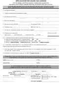 Form Gj1000 - Application For Sales Tax License - City Of Grand Junction Financial Operations (sales Tax), Affidavit Of Lawful Presence - 2013
