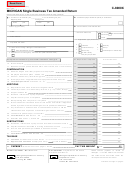 Form C-8000x - Single Business Tax Amended Return - 2004