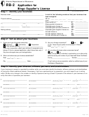 Form Rb-2 - Application For Bingo Supplier's License - Illinois Department Of Revenue