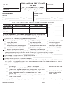 Form Ut-510 - Transaction Certificate - Iowa Department Of Revenue