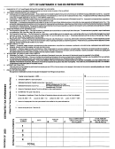 Estimated Tax Worksheet - City Of Hamtramck - 2003