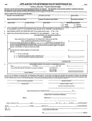 Form Inh-3 - Application For Determination Of Inheritance Tax