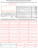 Form 21 - Employer's Quarterly Contribution, Investment Fee And Wage Report