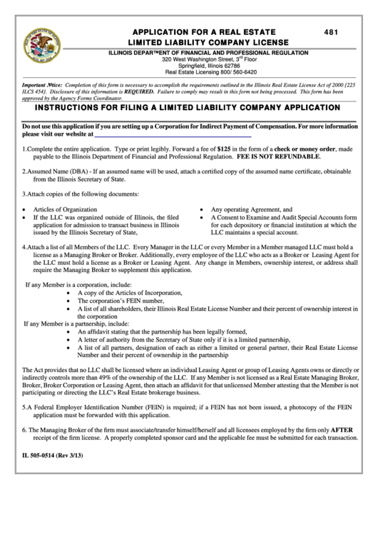 Il Form 505 I Printable Printable Forms Free Online