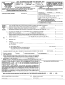 Form Br - Business Income Tax Return - 2001