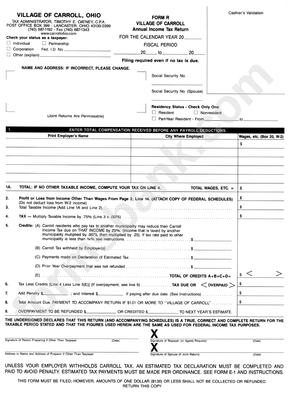 form-r-annual-income-tax-return-printable-pdf-download