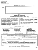 Affidavit Of Business Closing Or Move Or Sale Of Business Or Property - Town Of Beacon Falls